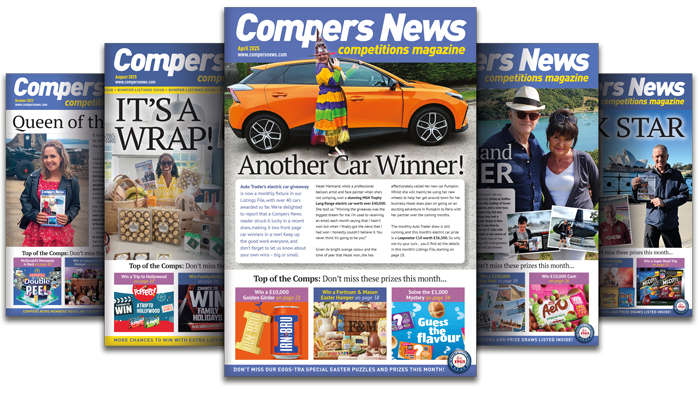 Compers News competitions - print magazine subscription